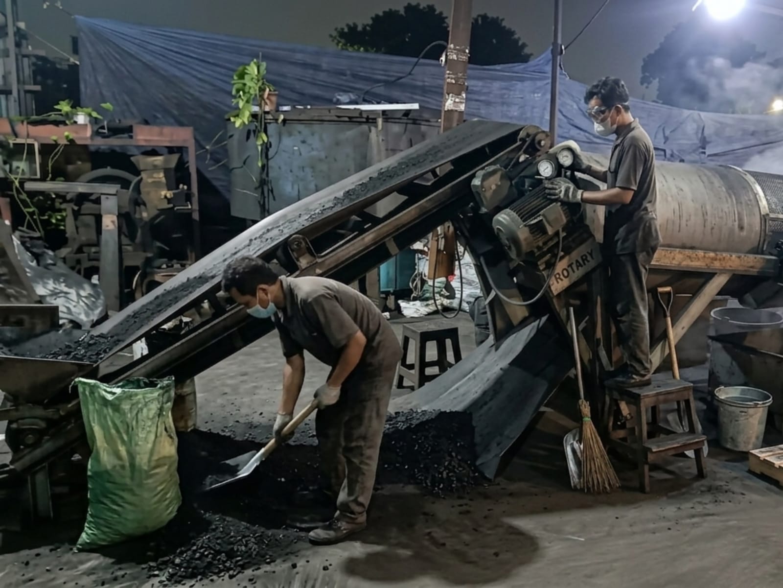 PT Indonesia Coconut Charcoal production facility